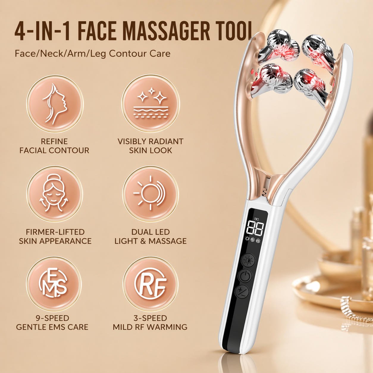 Lunerva™ Lift & Drain Roller